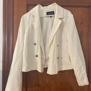 Banana republic off-white blazer